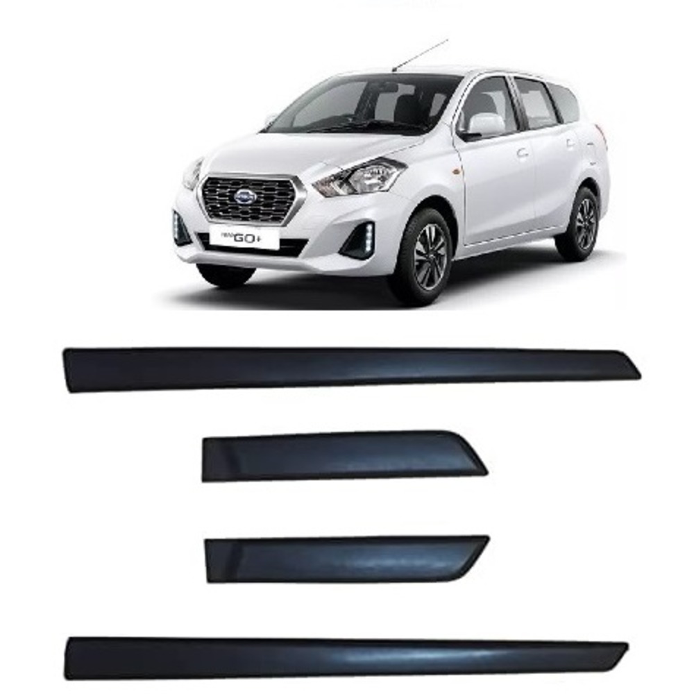 Side Door Beading Door Protector Accessories for Datsun Go Plus Black